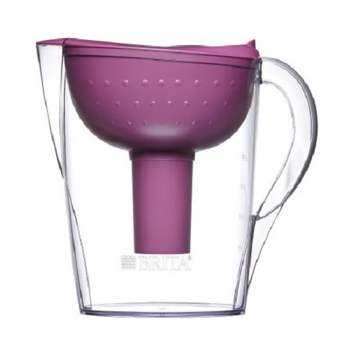 Brita 10 Cup Pacifica BPA Free Water Pitcher with 1 Filter (Berry)