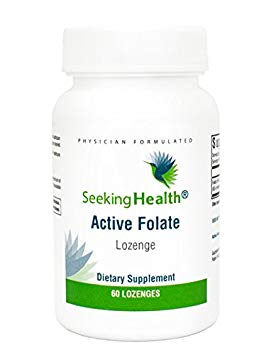 Active Folate | 60 Lozenge | Provides 800 mcg of Folate | Physician Formulated | Seeking Health