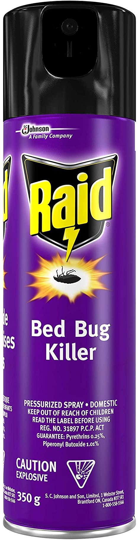 Raid Bed Bug Killer, 350g