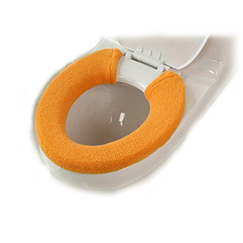 Soft Warm Thicken Toilet Seats Covers (Orange)