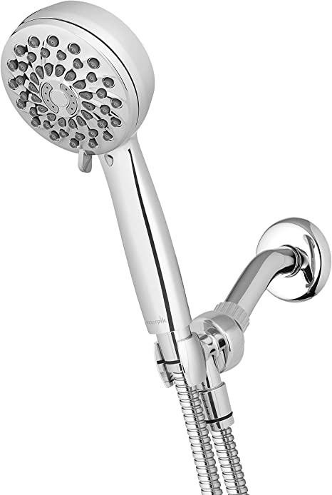 Waterpik High Pressure Hand Held Shower Head With Hose, PowerPulse Massage 7-Mode, Chrome XPB-763ME