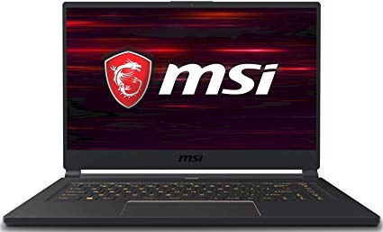 MSI GS65 Stealth-1402 15.6" 144Hz 7ms Ultra Thin and Light Gaming Laptop Intel Core i7-8750H RTX2060 16GB DDR4 512GB Nvme SSD TB3 Win10Home VR Ready