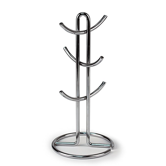 Spectrum Diversified Euro Mug Holder, Chrome