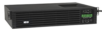 Tripp Lite 1000VA Smart Online UPS Back Up, 900W Double-Conversion, Extended Run Option, 2U Rackmount, LCD, USB, DB9 (SU1000RTXLCD2U)