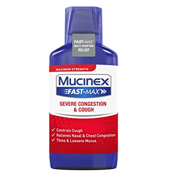 Mucinex Fast-Max Adult Severe Congestion and Cough Liquid, 9 oz