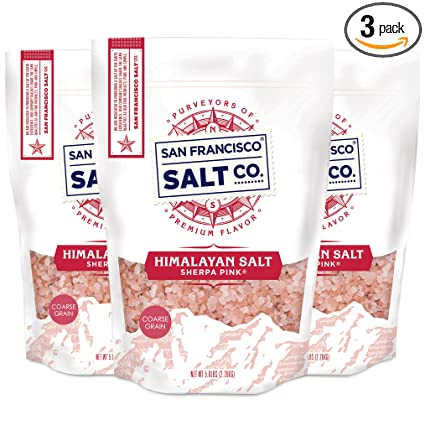 Sherpa Pink Himalayan Salt - 15 lbs. (3 x 5 Pound Bags) Coarse Grain