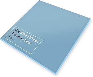 ARCTIC TP-3 Wärmeleitpad: Premium Performance Thermal Pad, 100x100x1,0 mm (stapelbar bis 2,0 mm ohne Leistungsverlust), 1 Stück - Hohe Leistung, sehr weich, Gap-Filler, Überbrückung von Unebenheiten