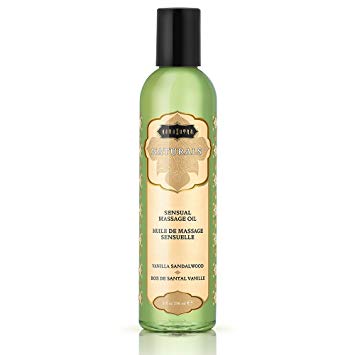 Kama Sutra Naturals Massage Oil Vanilla Sandalwood, 8 Fluid Ounce
