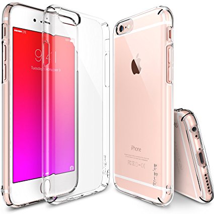iPhone 6S Plus Case, Ringke [Slim] Lightweight & Thin Cover w/ Screen Protector [Snug-Fit] Side to Side Edge Coverage Superior Coating PC Hard Skin for Apple iPhone 6S Plus - Clear