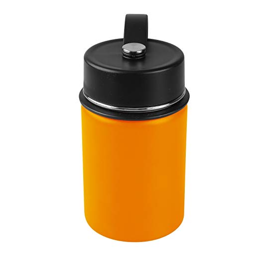Tahoe Trails Double Wall Vacuum Insulated Stainless Steel Water Bottle (orange, 12 oz)