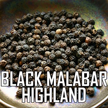 The Spice Lab's Black Malabar Highland Peppercorn 16 Oz. bag - Premium (Whole)