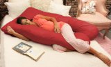 Naomi Home Cozy Body Pillow Red
