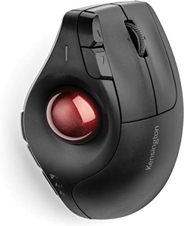 Kensington Pro Fit Wireless Vertical Trackball, Black, K75370WW