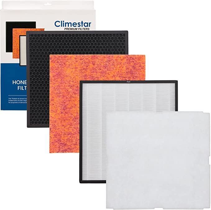 Climestar Honeycomb Filter Kit Compatible Replacement for SPA-700A SPA-780A Air Purifiers - Pet (Set of 4 Filters)