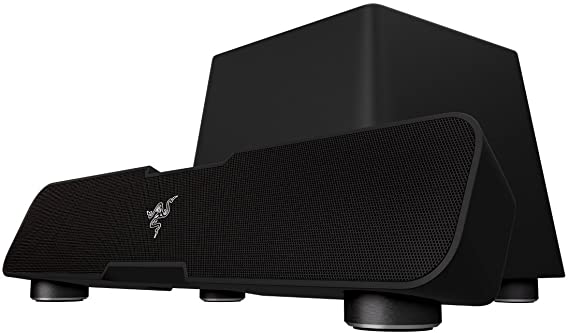 Razer Leviathan: Dolby 5.1 Suround Sound - Bluetooth Aptx Technology - Dedicated Powerful Subwoofer For Deep Immersive Bass - PC Gaming And Music Sound Bar, Black