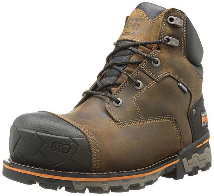 Timberland PRO Men's 6" Boondock Soft-Toe Waterproof Industrial Work Boot