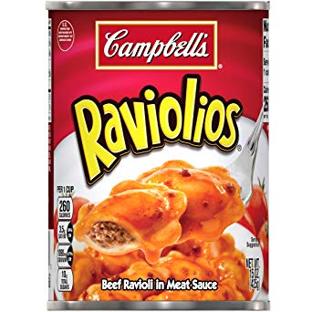 Campbell's Raviolios In Meat Sauce Beef Ravioli, 15 OZ (Pack of 12)