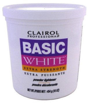 Clairol Basic White X-Strength Powder Lightener Tub 16oz (2 Pack)