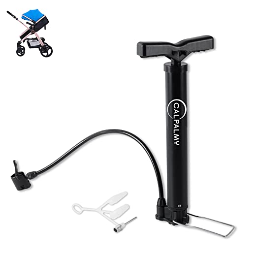 Baby Stroller Tire Pump - Jogging Stroller Tire Pump with Tire Valve Adapters | Compatible with Bob Strollers, Graco Jogger Strollers, and Bumbleride Strollers