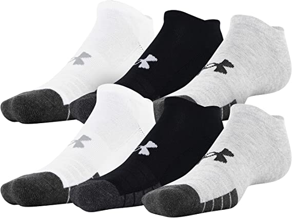 Under Armour unisex-adult Performance Tech No Show Socks, Multipairs