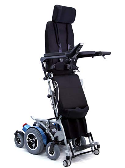 Karman XO-505 Fully Powered Standing Wheelchair with Power Recline, Power Legrest, 18 Inch