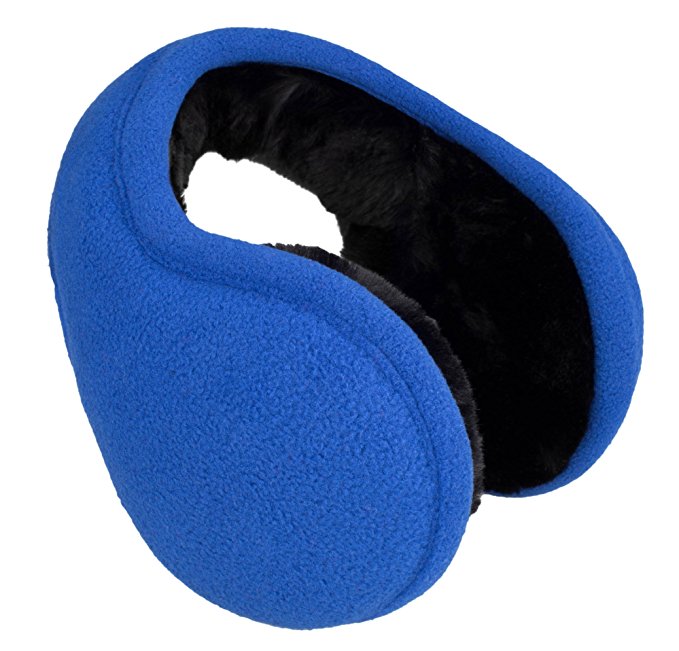 Knolee Unisex Classic Fleece Earmuffs Foldable Ear Muffs Winter Accessory Outdoor EarMuffs