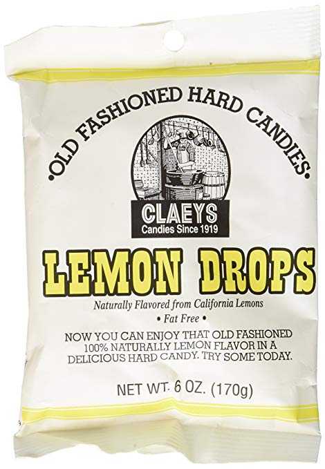 Claey's Lemon Drops, 6-ounce Packages (Pack of 3)