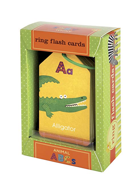Mudpuppy Animal ABCs Flash Cards for Ages 3 to 7 – Fun Illustrations on Two-Sided Flash Cards Help Kids Learn Alphabet