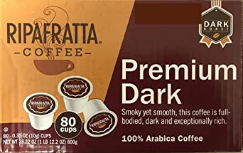 Ripafratta Coffee--Single Serve 80 Ct (Premium Dark)
