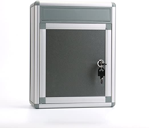 Fasmov Drop Box,Inter-Office Mailbox, 4.5 x 9.5X 12.5 Inches