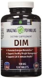 Amazing Nutrition DIM 100 Mg 120 Tablets - Promotes Estrogen Metabolism - Supports Heathy Weight Management