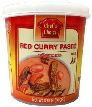 Chefs Choice Red Curry Paste - 14 ounces per jar