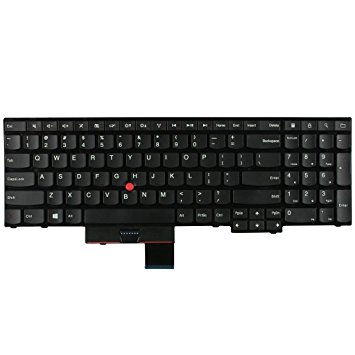ACOMPATIBLE Replacement Keyboard for Lenovo ThinkPad Edge E530 E530C E535 E545 Black US Layout 15.6 inch With the Number Keys