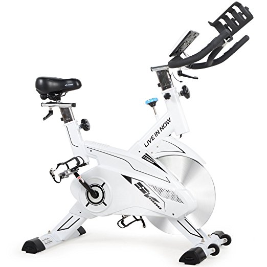 L NOW Indoor Cycling Bike Trainer Belt Drive and Sturdy