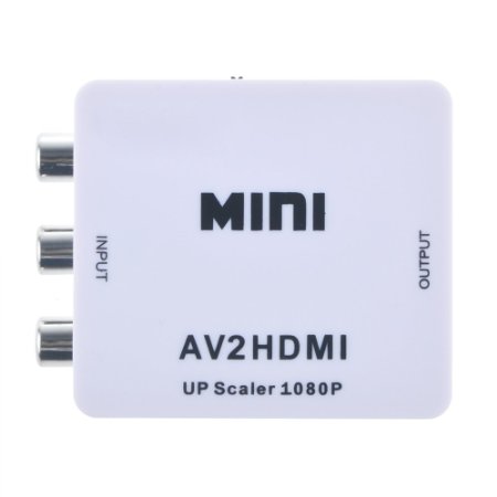 ABLEGRID® Mini Composite AV CVBS 3RCA to HDMI Video Converter Adapter 720p 1080p Upscaler