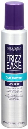 John Frieda Frizz Ease Curl Reviver Styling Mousse, 7.2 Ounce