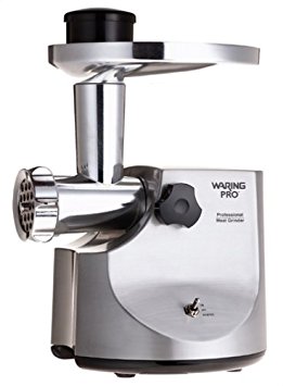 Waring Pro MG-800 Professional Meat Grinder, Brushed Stainless Steel