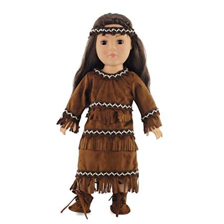 18 Inch Doll Clothes/clothing Fits American Girl – Native American Outfit Fits Kaya 18” Dolls Plus Accessories