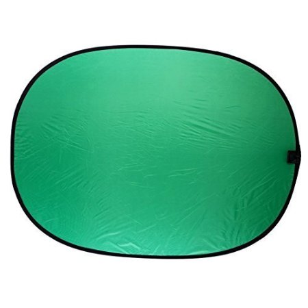 ETvalley Background Panel 5'x7' Collapsible Chroma key Green and Blue 2-in-1for Photography-Durable, Functional, Reversible, Portable and Versatile, Blue/Green