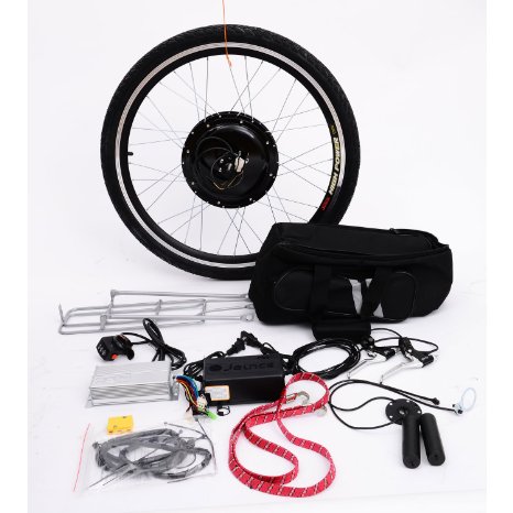 Aosom Rear Wheel 48V 1000W Electric Battery Powered Bicycle Motor Conversion Kit 26quot