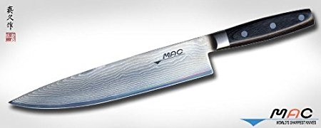 Mac Knife Damascus Chef's Knife, 9-1/2-Inch