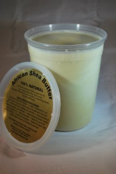 African Shea Butter Pure Raw Unrefined Ivory Doubled Filtered 32oz