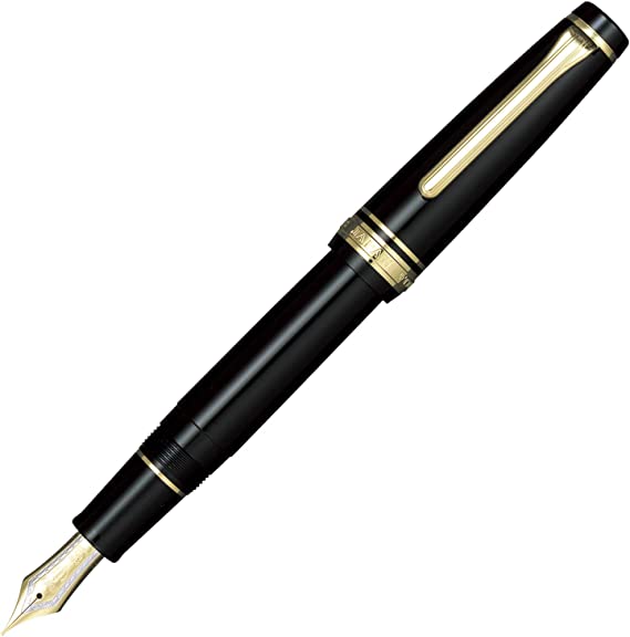 Sailor Fountain Pen Professional Gear Gold Bold Black 11-2036-620 (Japan Import)