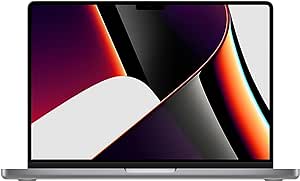 2021 Apple MacBook Pro with Apple M1 Pro Chip (14-inch, 16GB RAM, 1TB SSD Storage) (QWERTY English) Space Gray (Renewed)