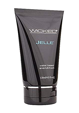 Wicked Sensual Care Wicked Jelle Water Based Anal Lubricant Unscented 4 Oz