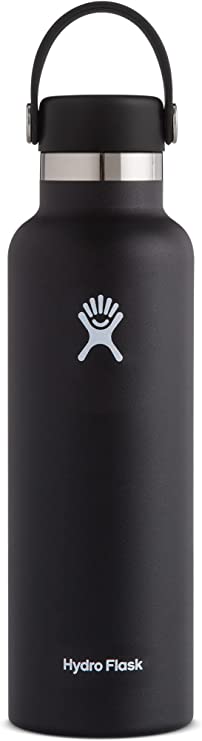 Hydro Flask Standard Mouth Flex Cap Bottle - Stainless Steel Reusable Water Bottle - Vacuum Insulated, Dishwasher Safe, BPA-Free, Non-Toxic