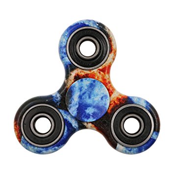 Coloful EDC Tri Fidget Spinner Toy Anxiety and Stress Relief Hand Spinner toy for Adult Children