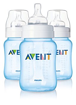 Philips Avent Classic Baby Bottle, Blue, 9 Ounce, (3 Pack - Discontinued by Manufacturer)