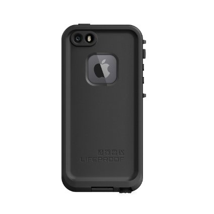 LifeProof FRE SERIES Waterproof Case for iPhone 5/5s/SE - Retail Packaging - BLACK (Discontinued by Manufacturer)