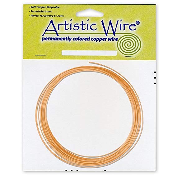 Artistic Wire 12-Gauge Bare Copper Coil Wire, 10-Feet